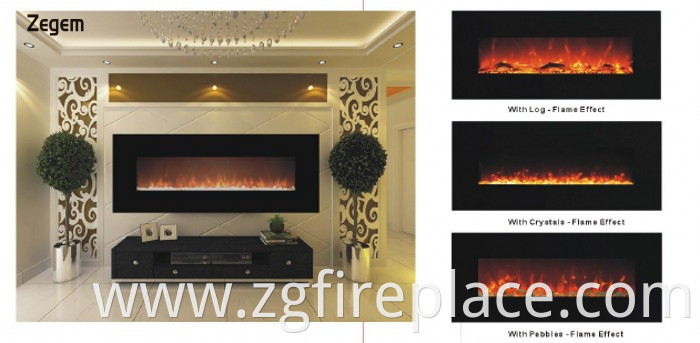 G-01 wall mounted electric fireplace